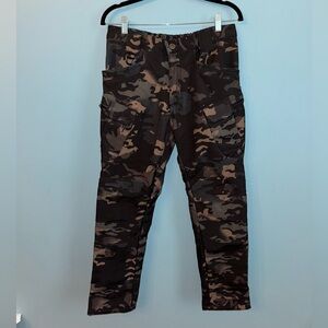 Camouflage Cargo Snow Pants